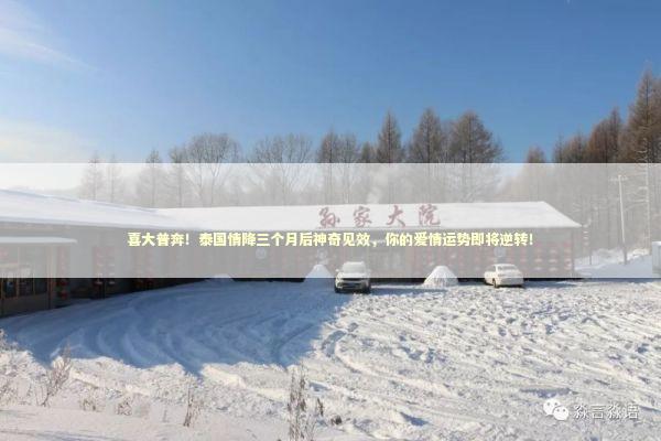 喜大普奔！泰国情降三个月后神奇见效，你的爱情运势即将逆转！