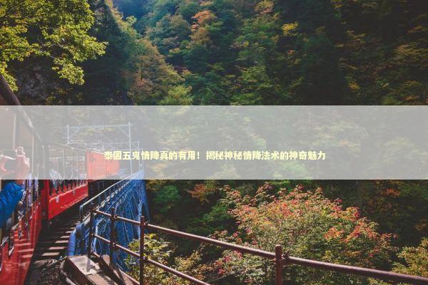泰国五鬼情降真的有用！揭秘神秘情降法术的神奇魅力